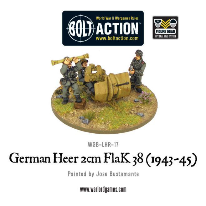 Bolt Action: German Heer 2cm FlaK 38 (1943-45)